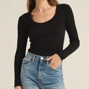 Black Long Sleeve Top